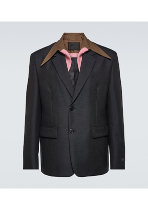 Prada Wool and mohair suit jacket