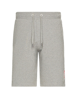 ami Adc Short in Heather Grey - Grey. Size L (also in M).
