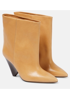 Isabel Marant Miller leather ankle boots