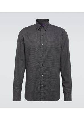 Ralph Lauren Purple Label Chalkstripe cotton shirt