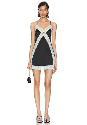 Alexander Wang Lace Mini Dress in Black - Black. Size 0 (also in 2).