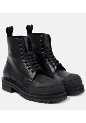 Marni Dada leather combat boots