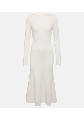 Victoria Beckham Wool-blend midi dress