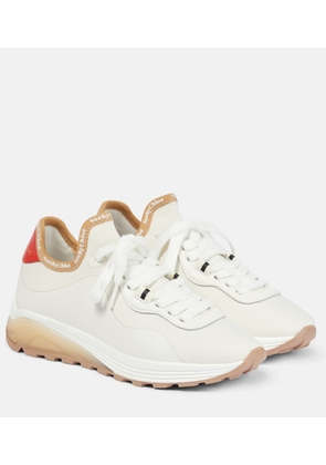 See By Chloé Brett leather-trimmed sneakers
