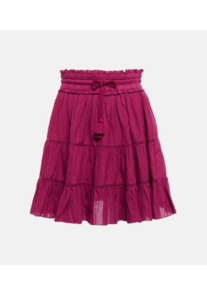 Marant Etoile Lioline cotton-blend miniskirt