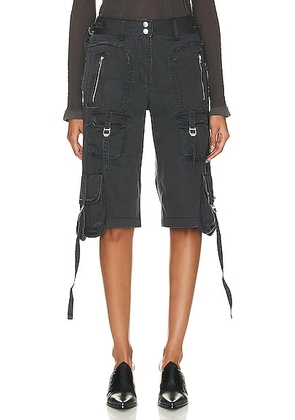 Acne Studios Long Short in Charcoal Grey - Charcoal. Size 40 (also in ).