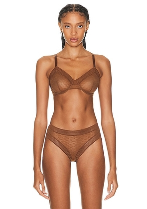 ERES Positive Bra in Marmotte 23h - Brown. Size 32B (also in 34B).