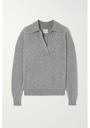 KHAITE - Jo Cashmere-blend Sweater - Gray - xx small,x small,small,medium,large,x large