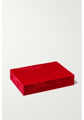 Sophie Bille Brahe - Trésor Velvet Jewelry Box - Red - One size