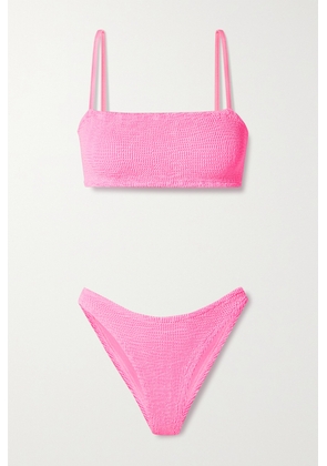 Hunza G - + Net Sustain Gigi Seersucker Bikini - Pink - One size