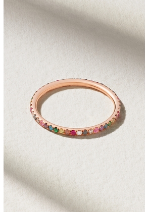 Ileana Makri - Thread 18-karat Rose Gold Multi-stone Ring - 4 1/2,5,5 1/2,6,7