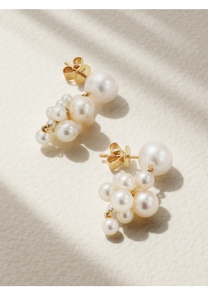 Sophie Bille Brahe - Botticelli 14-karat Gold Pearl Earrings - One size