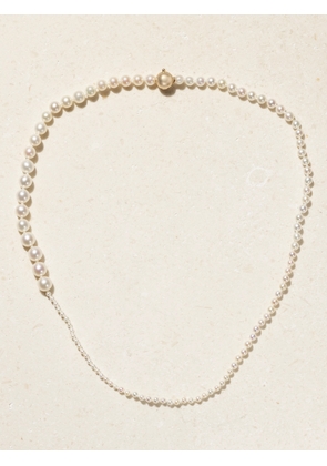 Sophie Bille Brahe - Petite Peggy 14-karat Gold Pearl Necklace - One size