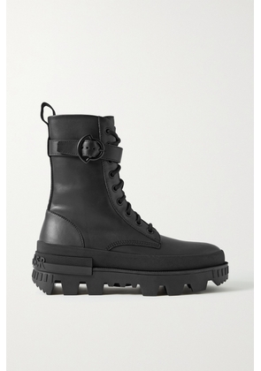 Moncler - Carinne Leather Ankle Boots - Black - IT35,IT35.5,IT36,IT36.5,IT37,IT37.5,IT38,IT38.5,IT39,IT39.5,IT40,IT40.5,IT41