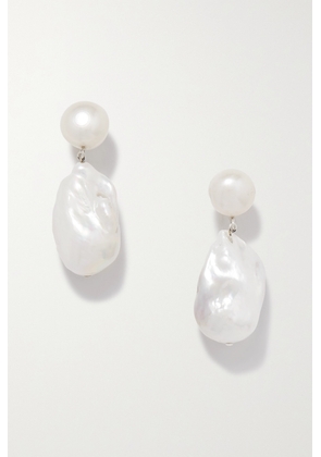 Sophie Buhai - + Net Sustain Silver Pearl Earrings - One size