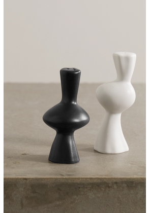 Anissa Kermiche - Venus & Mercury Ceramic Salt And Pepper Shakers - Black - One size