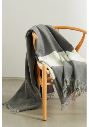 Brunello Cucinelli - Fringed Cashmere Blanket - Off-white - One size