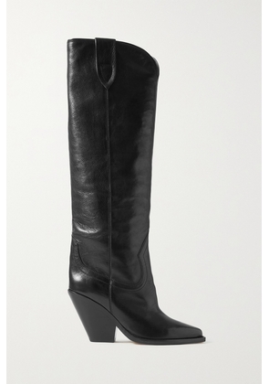 Isabel Marant - Lomero Leather Knee Boots - Black - FR36,FR37,FR38,FR39,FR40,FR41