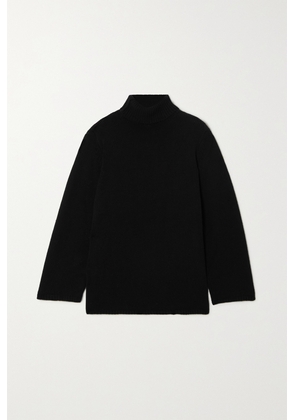 TOTEME - + Net Sustain Wool And Cashmere-blend Turtleneck Sweater - Black - x small,small,medium,large,x large