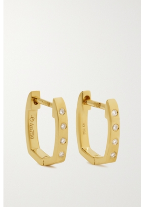 Octavia Elizabeth - + Net Sustain Ivy 18-karat Recycled Gold Diamond Hoop Earrings - One size