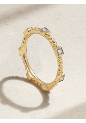 David Yurman - Cable 18-karat Gold Diamond Ring - 6,7