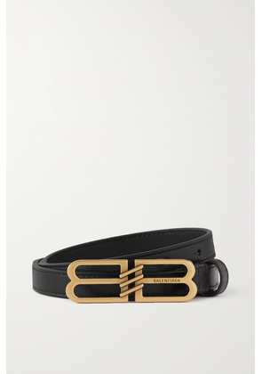 Balenciaga - Bb Leather Belt - Black - 75,80,85,90