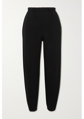 Les Tien - Cotton-jersey Track Pants - Black - xx small,x small,small,medium,large,x large