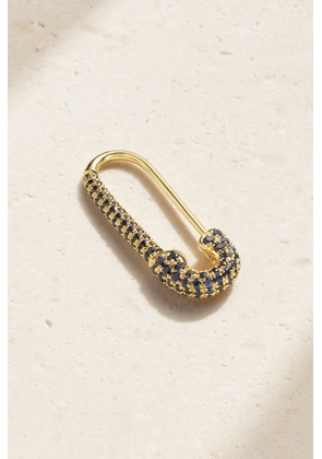 Anita Ko - Safety Pin 18-karat Gold Sapphire Earring - Blue - R,L