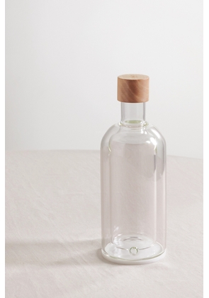 Brunello Cucinelli - Glass And Walnut Wood Bottle - Neutrals - One size