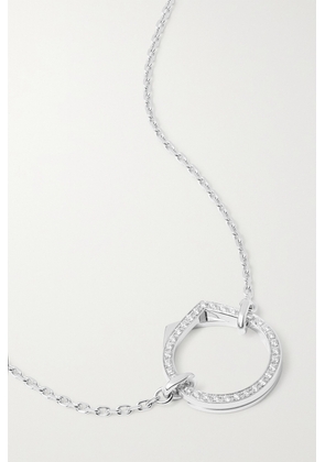 Repossi - Antifer 18-karat White Gold Diamond Necklace - One size