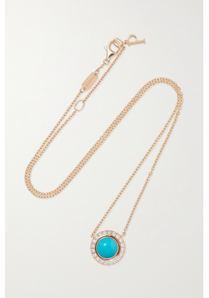 Piaget - Possession 18-karat Rose Gold, Turquoise And Diamond Necklace - One size