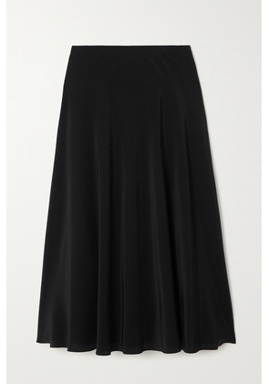 The Row - Medela Duchesse-satin Midi Skirt - Black - x small,small,medium,large,x large