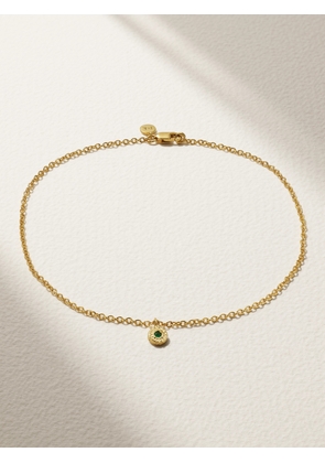 Octavia Elizabeth - + Net Sustain Nesting Gem 18-karat Recycled Gold Emerald Anklet - One size