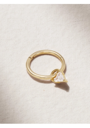 MARIA TASH - 18-karat Gold Diamond Hoop Earring - One size