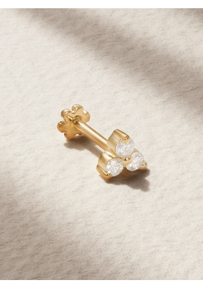 MARIA TASH - Trinity 18-karat Gold Diamond Earring - One size