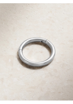 MARIA TASH - 6.5mm 14-karat White Gold Hoop Earring - One size