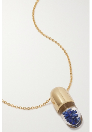 Robinson Pelham - Mini Elixir Of Wisdom 18-karat Gold Sapphire Necklace - One size