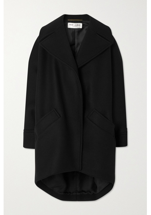 SAINT LAURENT - Oversized Wool Coat - Black - FR34,FR36,FR38