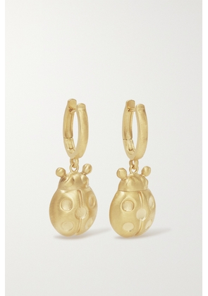 Lauren Rubinski - Lady Bug 14-karat Gold Earrings - One size