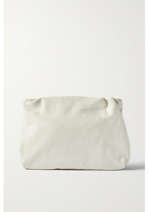 The Row - Bourse Leather Clutch - Ivory - One size