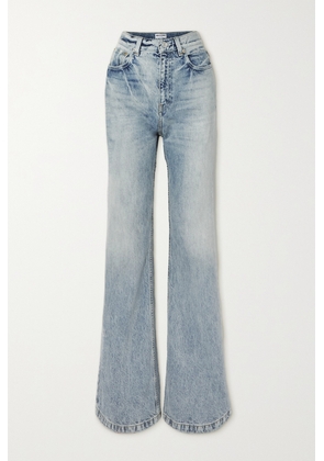 Balenciaga - Distressed High-rise Flared Jeans - Blue - XS,S,M,L