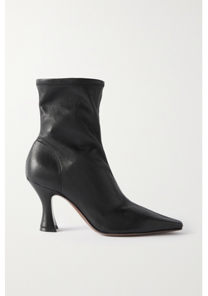 NEOUS - Ran Stretch-leather Ankle Boots - Black - IT35,IT35.5,IT36,IT36.5,IT37,IT37.5,IT38,IT38.5,IT39,IT39.5,IT40,IT40.5,IT41