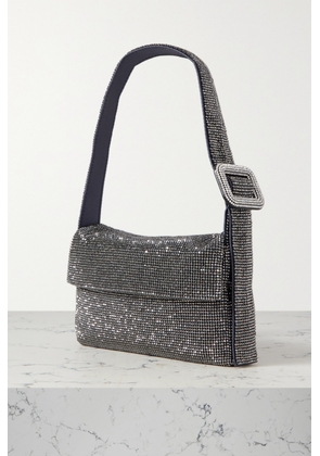 Benedetta Bruzziches - Vitty La Mignon Crystal-embellished Satin Shoulder Bag - Black - One size