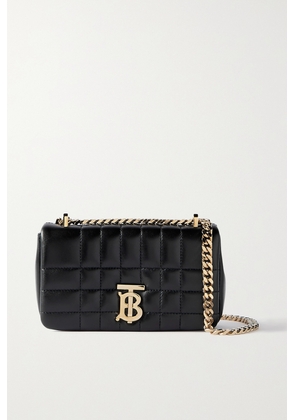 Burberry - Mini Quilted Leather Shoulder Bag - Black - One size