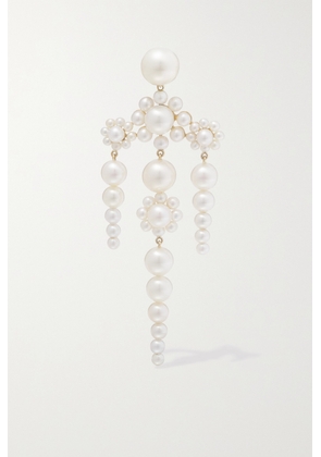 Sophie Bille Brahe - Fontaine De Mariage 14-karat Gold Pearl Single Earring - Ivory - One size