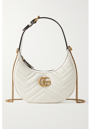 Gucci - Marmont 2.0 Mini Quilted Leather Shoulder Bag - White - One size