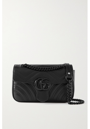 Gucci - Gg Marmont 2.0 Quilted Leather Shoulder Bag - Black - One size