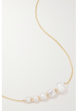 Sophie Bille Brahe - Lune Perle 14-karat Gold Pearl Necklace - One size