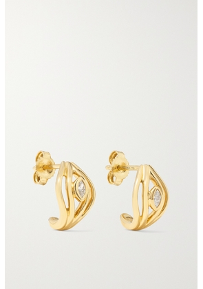 Almasika - Terra Nova 18-karat Gold Diamond Earrings - One size