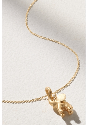 OLE LYNGGAARD COPENHAGEN - Elephant 18-karat Gold Diamond Necklace - One size